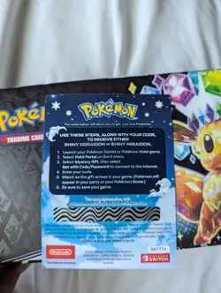 Brand NEW Shiny Koraidon & Miraidon Pokemon Scarlet Violet Code Card - Gamestop - Image 1