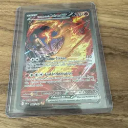 Pokemon Moltres EX Team Rockets Card 229/182 Sir Destined Rivals Near Mint - Image 1
