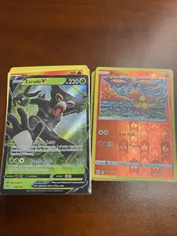 Pokemon SWSH Brilliant Stars Base Set Starter Set - 227 Cards W 100 Reverse, 4 V - Image 2