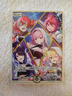 Anime Expo AX 2025 Hololive Official Card Game Promo White Cheer World Tour - Image 1