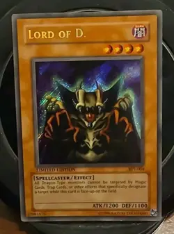 Yu-Gi-Oh TCG Lord Of D. BPT-004 Limited Edition Secret Rare Card MP Condition - Image 1