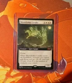Moonshaker Cavalry (Extended Art) Wilds of Eldraine Regular MTG NM Magic Card - Image 1