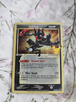 Greninja Gold Star SWSH 144 Pokemon Celebrations Promo Holo Card - Image 1