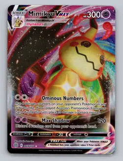 Mimikyu VMAX 069/172 Ultra Rare Brilliant Star Pokemon Card SWSH Sword & Shield - Image 1