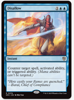 1 x Disallow - DRC - LP - MTG - Image 1