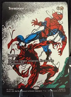 Terminate (Borderless) 0040 (M) MTG Marvel's Spider-Man Eternal-Legal (MAR) - Image 1