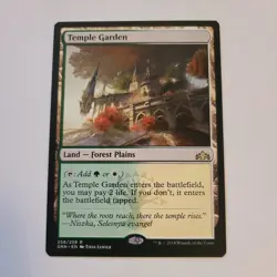 Magic the Gathering - Temple Garden - Guilds of Ravnica - NM (Near Mint) - Image 1