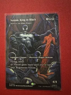 Venom, King in Black (Borderless) Marvel Spider-Man Magic The Gathering - Image 1
