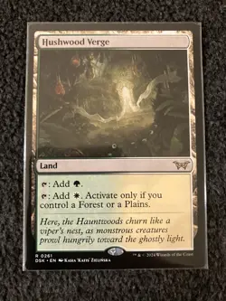 Magic The Gathering MTG - Hushwood Verge - Duskmourn - Image 1