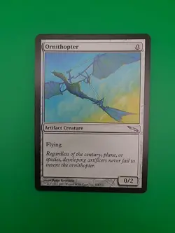 Mirrodin Magic the Gathering Ornithopter, 3-Pack, NM/Unplayed Condition - Image 2