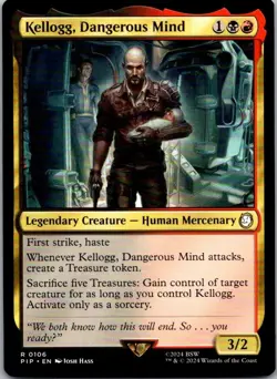 Kellogg, Dangerous Mind R Legendary Creature - Human Mercenary Normal Universes - Image 1