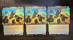 (3×) MTG - Ghired, Mirror of the Wilds (Extended Art Foil) OTJ Mythic - Unplayed - Image 1