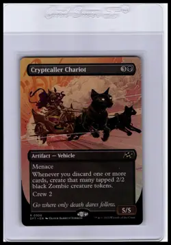Aetherdrift #306 Cryptcaller Chariot (Borderless) - Image 1