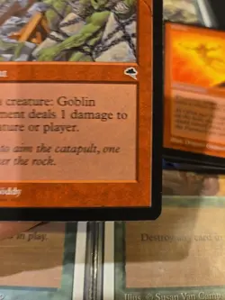 MTG Tempest Goblin Bombardment Never Played Nm - Image 4