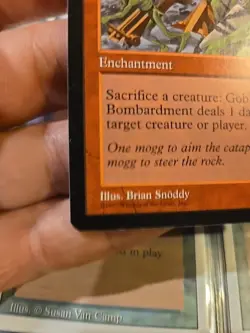 MTG Tempest Goblin Bombardment Never Played Nm - Image 5