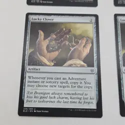 4x Lucky Clover NM English Throne of Eldraine MTG Magic Near Mint Playset x4 - Image 5