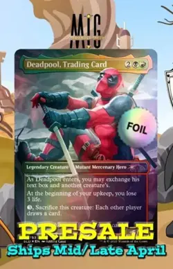 Deadpool, MTG (Rainbow Foil) Secret Lair Drop Foil - Image 1
