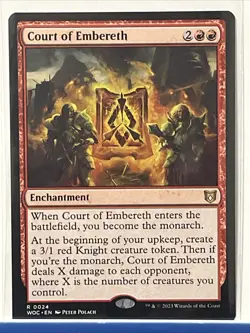 Court of Embereth Commander: Wilds of Eldraine MTG Regular - Image 1