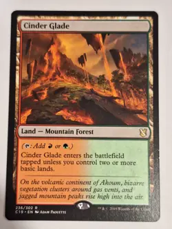 Cinder Glade - Commander: 2019 - Magic the Gathering MTG Nice! - Image 1