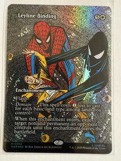 MTG Leyline Binding 0002 Foil (Borderless) Marvel Eternal-Legal NM MAR - Image 1