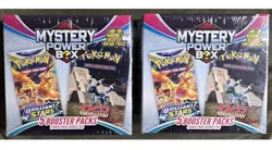 Pokemon Mystery Power Box 5 Booster Packs (Chase Pack Seeded 1:10) Lot of 2 - Image 1