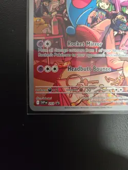 TCG Pokemon Team Rocket's Wobbuffet 203 Sv: Scarlet & Violet Promo Cards Holo - Image 5