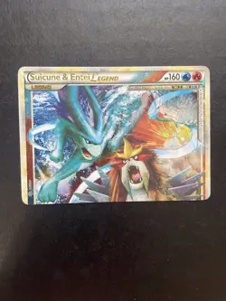 Suicune & Entei Legend (Top) 94/95 Unleashed Holo Pokemon TCG (P648) - Image 2