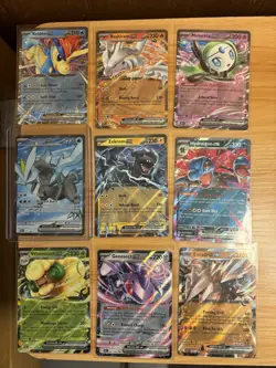 Pokemon TCG Black Bolt & White Flare Lot of 9 Ex Full Art Cards NM - Image 1