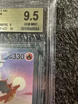 Pokemon Charizard EX 199/165 Special Illustration Rare BGS 9.5 Gem Mint PSA 10 - Image 4