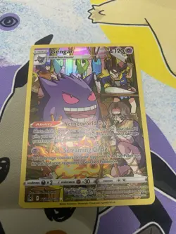 Pokemon TCG Gengar TG06/TG30 Lost Origin Full Art Trainer Gallery Holo NM - Image 1