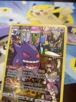 Pokemon TCG Gengar TG06/TG30 Lost Origin Full Art Trainer Gallery Holo NM - Image 5