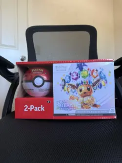 🔥 Pokemon Prismatic Evolutions 2-Pack Elite Trainer Box + Poke Ball Tin 🔥 NEW - Image 3