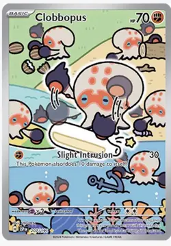 Pokemon Clobbopus 207/191 Illustration Rare Surging Sparks Scarlet & Violet - Image 1