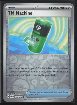 Pokemon TCG Destined Rivals - 181/182 TM Machine Trainer Item - Reverse Holo NM - Image 1