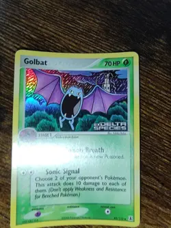 Pokemon Ex Delta Species Golbat 43/113 Reverse Holo Stamped - Image 2