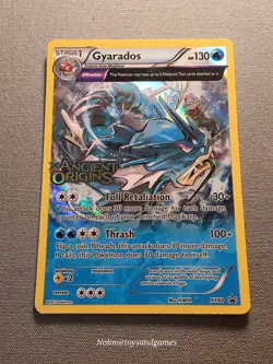 Pokemon Gyarados XY Ancient Origins Prerelease XY60 Black Star Promo LP/NM - Image 1