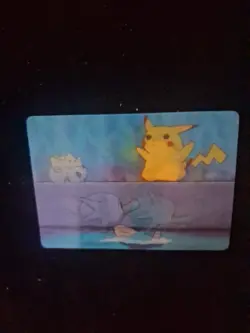 1998 Pokemon Poolside #PIKA-0019D/DVD 3D card Insert from VIZ Video DVD - Image 4