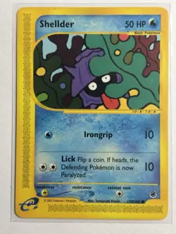 Shellder 129/165 - Expedition Non Holo Pokemon Card - Image 1