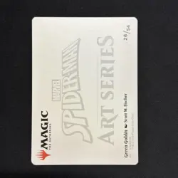 MTG - Spider-Man - Green Goblin Art Card #26 NM - Image 3