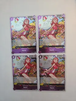 Nami PRB02-012 R One Piece Foil Card The Best Vol. 2 English X 4 - Image 1