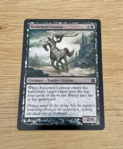 MTG Magic The Gathering Card Returned Centaur Creature Zombie Centaur Foil Black - Image 1