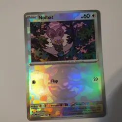 Noibat 090/131 Master Ball Reverse Holo Prismatic Evolutions Pokemon Card NM - Image 1