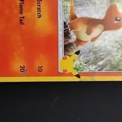 923148 - Pokemon Charmander 9/25 HOLO 25th Anniversary Mcdonalds Promo 2021 Card - Image 3