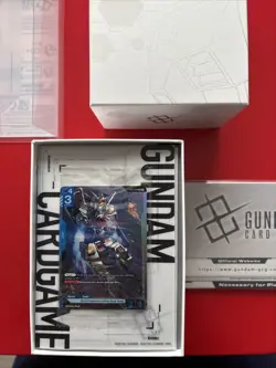 Gundam The Card Game TCG English Bandai Beta Box Opened with All Cards Sleeved! - Image 1