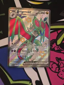 Noivern Ex Paldean Fates #220/091 Pokemon Card Ultra Rare Holo Full Art NM/M - Image 1