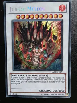 Jurrac Meteor - Secret Rare HA04-EN029 Yugioh Card - Image 1