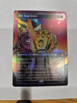 Magic The Gathering Spider-man foil card THE SOUL STONE M 0243 - Image 1