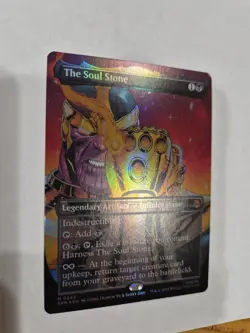 Magic The Gathering Spider-man foil card THE SOUL STONE M 0243 - Image 2