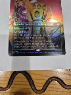 Magic The Gathering Spider-man foil card THE SOUL STONE M 0243 - Image 5