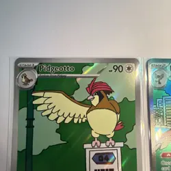 Pidgey Pidgeotto Pidgeot EX 197 Sir & IR Obsidian Flames Collectible Card - Image 2